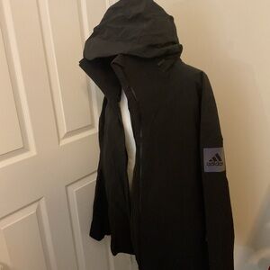 Adidas Men's Black Performance Jacket with Hood